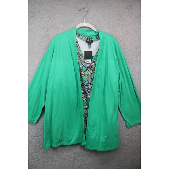 Jones New York Tank Top & Cardigan Set-XXL-New w/Tags - Picture 1 of 12